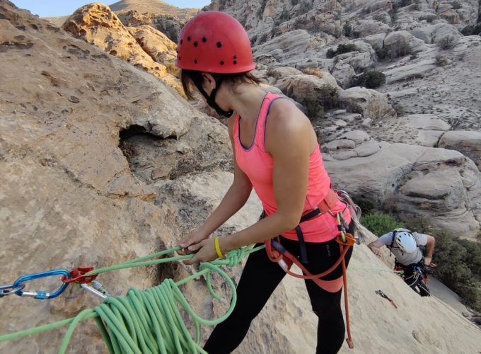 Jordan Outdoor Rock Climbing Experience