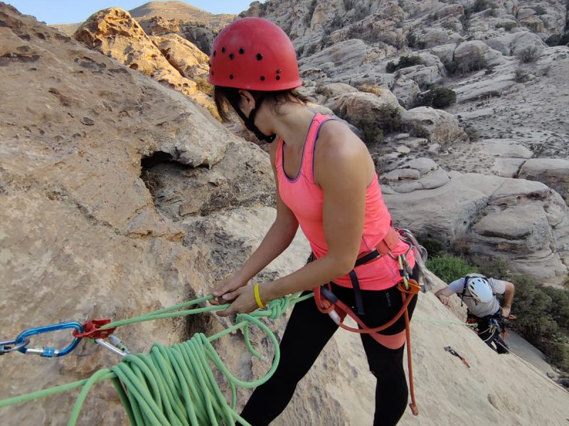 Jordan Outdoor Rock Climbing Experience